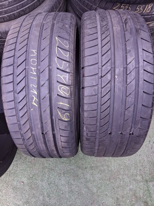 225 40 19 Континентал 2бр летни