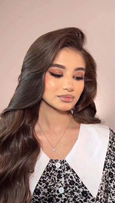 Макияж прическа