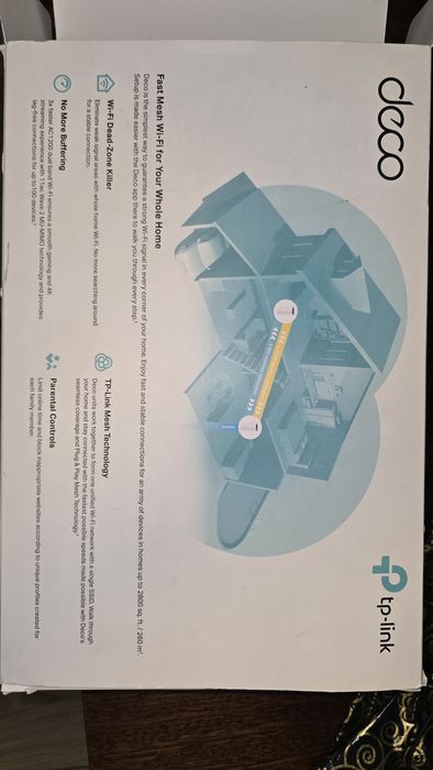 TP-Link Deco M4 (AC1200) Mesh Wi-Fi система – Комплект 2 бр. (Като нови)