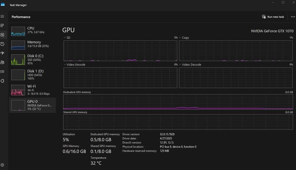 Setup Gaming Complet (PC + Monitor 165Hz) Ryzen 5, GTX 1070 8GB, 16GB RAM, 1.5TB
