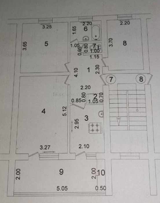 Продаётся Своя 3-х комнатная квартира. 77 серия, м-в Сергели, Спутник