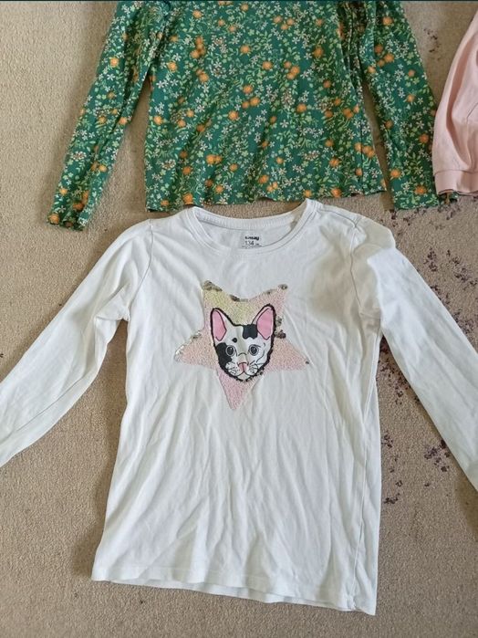 set lot 4 bluze 134 8 9 ani c&a cool club fete fata fetita