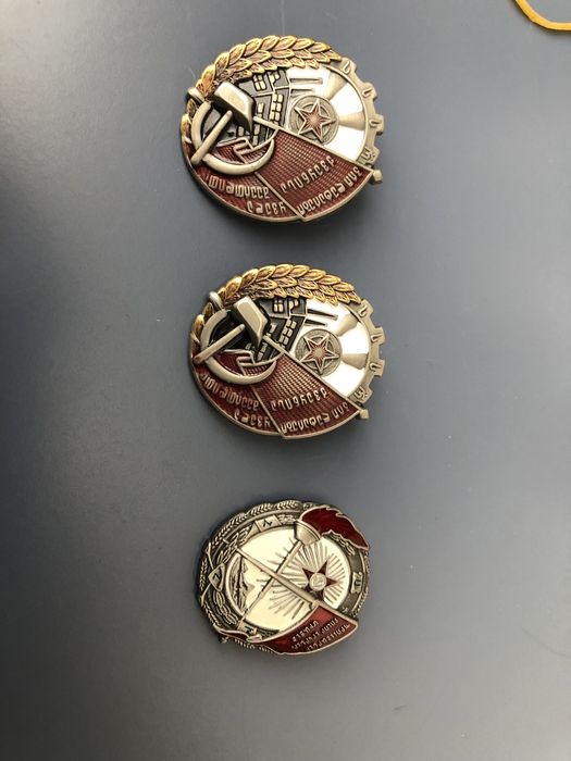 Миниатюра ордена “Трудового Красного Знамени”