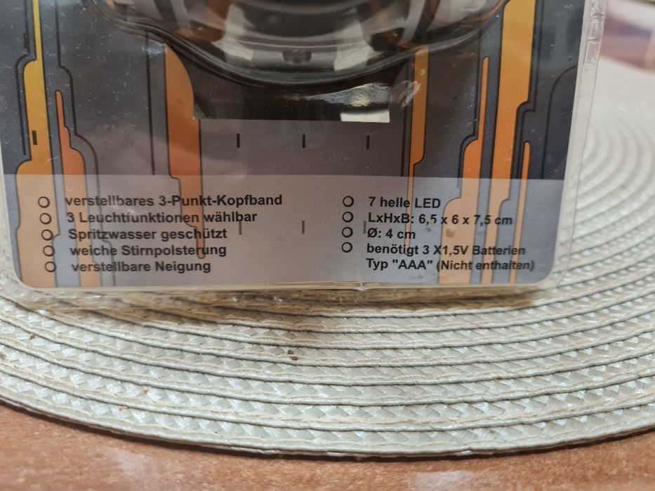 Челник-фенер за глава