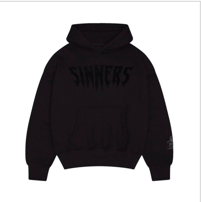 Черен суичър The Sinners DC HOODIE BLACK
