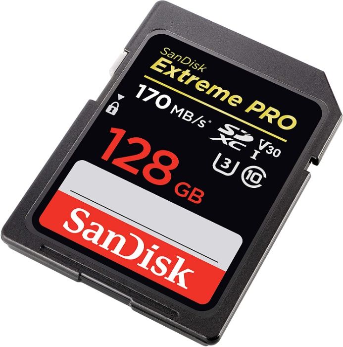 Card de memorie SanDisk Extreme +Adaptor  128gb,sigilat