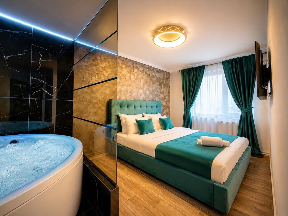 Cazare Apartamente 2 Camere de Lux si Jacuzzi Central Regim Hotelier