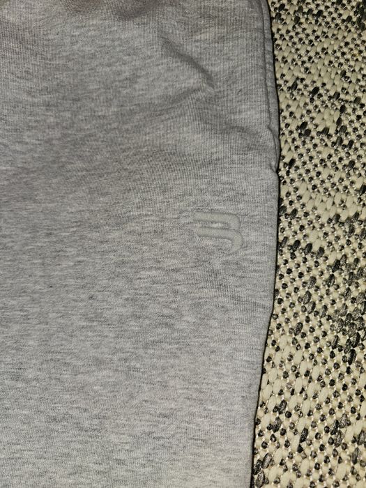 Balenciaga double waist shorts grey