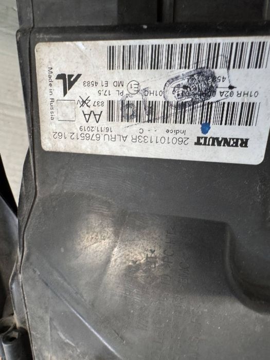 Far dreapta Dacia Duster HALOGEN LED 2018/2019/2020/2021/2022