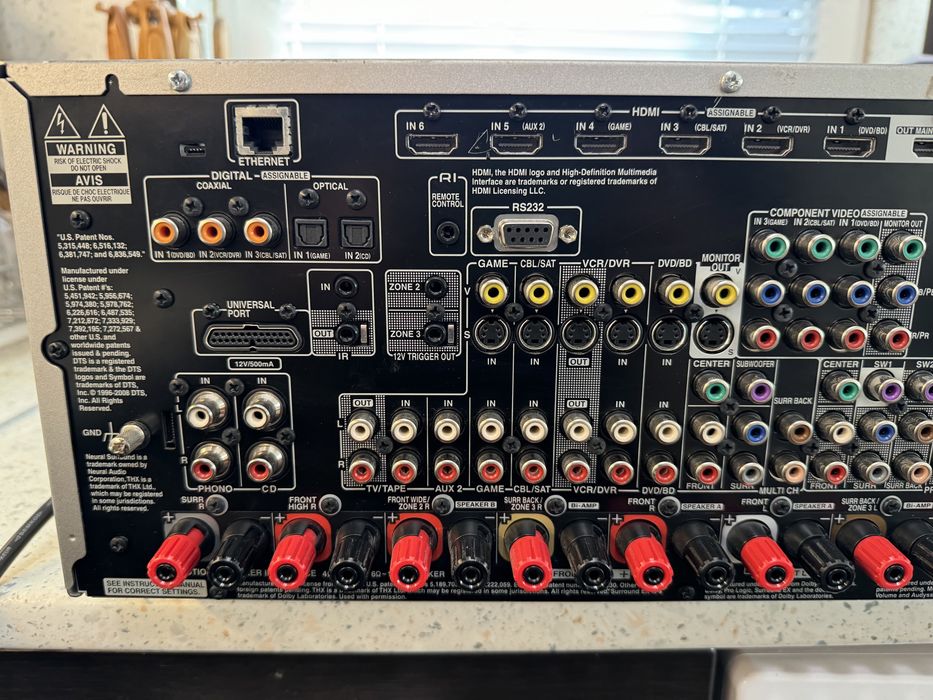 Onkyo TX-NR3007 25 kg ресивър