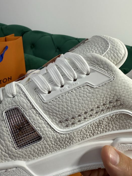 Adidasi Louis Vuitton piele naturala 100% Full Box colectie noua