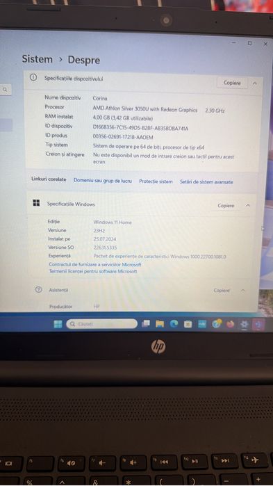 Laptop HP 15s-eq1xxx – stare foarte bună