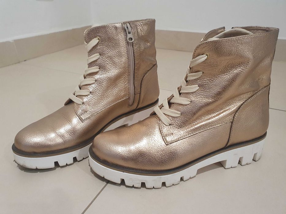 Ghete Gold din piele naturala