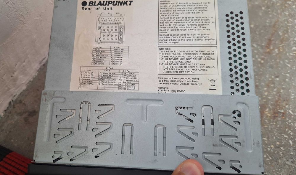 CD-Player Auto Blaupunkt San Francisco 300