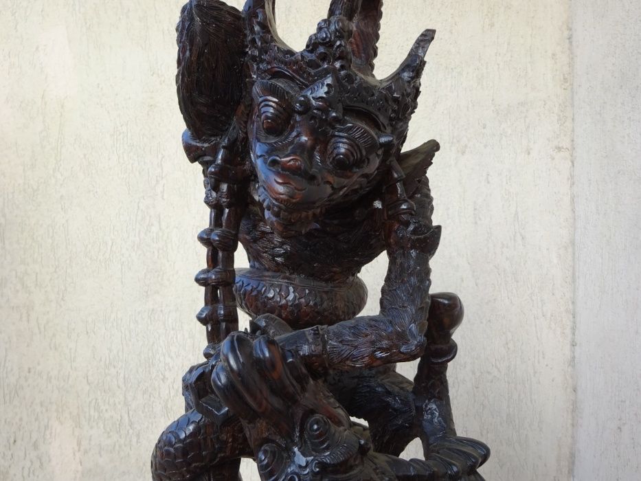 Sculptura in lemn de mahon, Bali, Indonezia - Splendida piesa lucrata