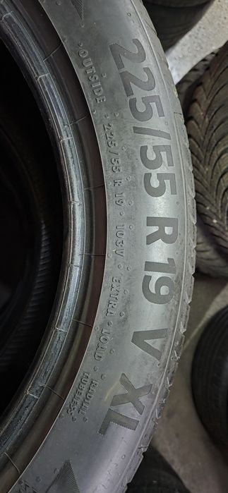 CONTINENTAL Contakt 6 летни гуми 225/55/19 дот2422 7мм грайфер