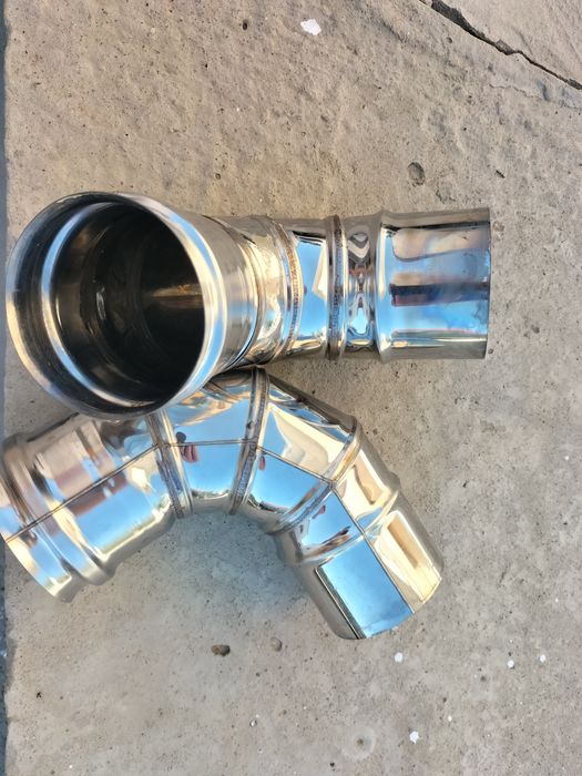 Отвод дымоход для котла 80мм