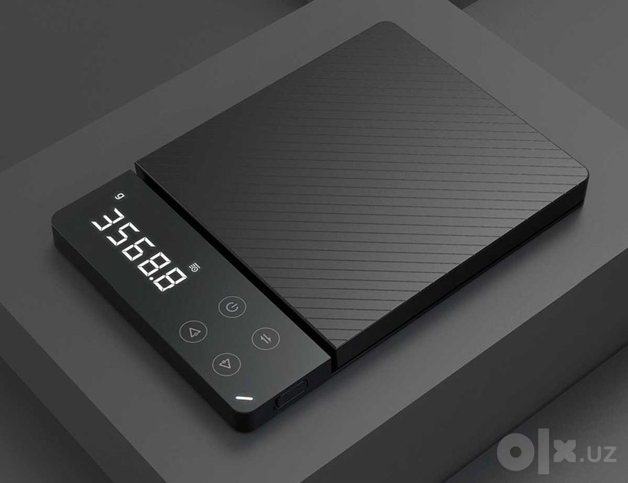 Цифровые кухонные весы Xiaomi ATuMan ES1 USB 8 кг (чёрный)