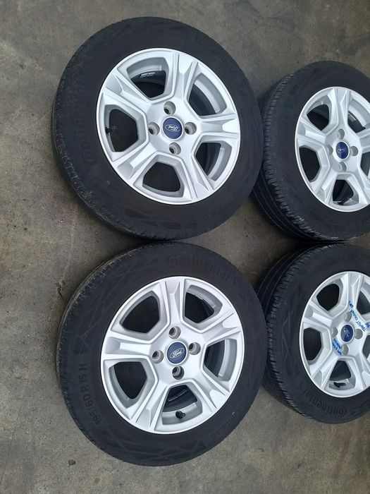 Set jante aliaj r15 cu anvelope 195/60 r15 ford transit courier et761007ab