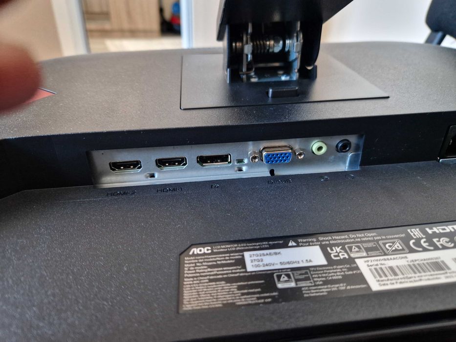 Gaming Monitor AOC 27G2SAE/BK