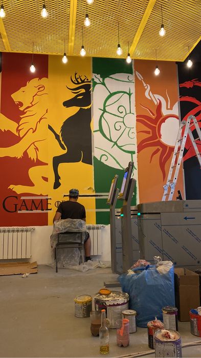 роспись стен, Художник, Граффити, Муралы
