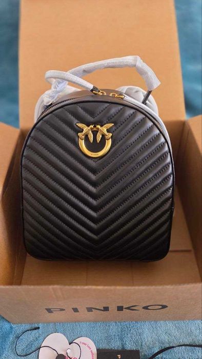 Pinko Love Backpack (Черна раничка Пинко)