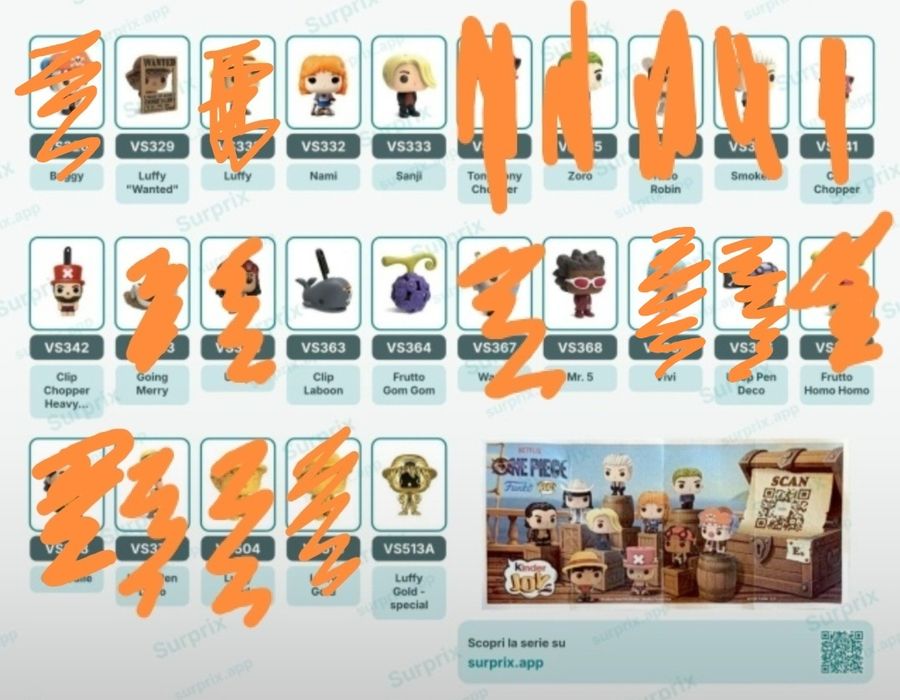 Kinder Joy one piece