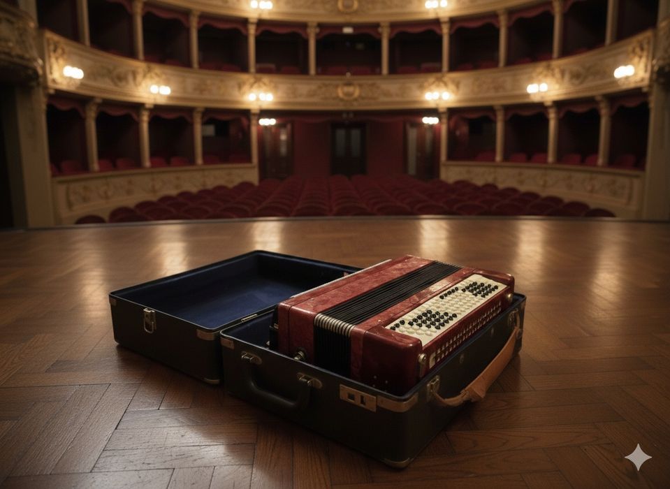 Баян Тульский в чехле.