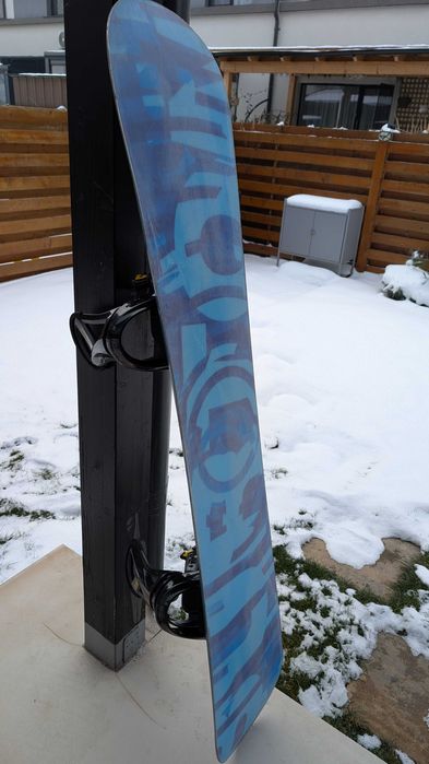 Placa Burton Clash 158 plus legaturi Custom M in stare foarte buna