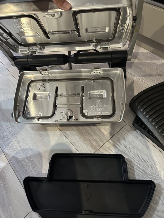 Гриль Tefal optigrill +XL GC 724D12 серый