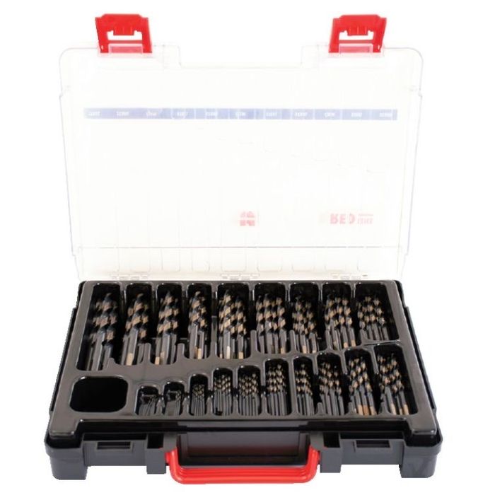 К-кт свредла за метал HSS ø1 -10mm,170бр. Red Line