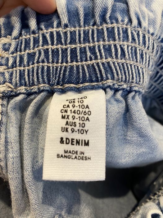 Pantaloni scurti Denim