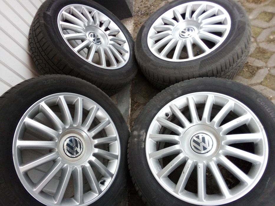 Алуминиеви джанти от Фолксваген 17 цола 5x112 + зимни гуми