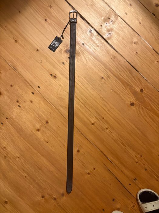 Curea GUESS originală din piele maro Made in Italy mărime S 85 cm nouă