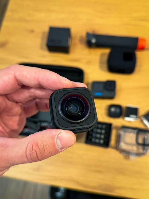 GoPro Hero 12 + Max Lens + filtre si accesorii