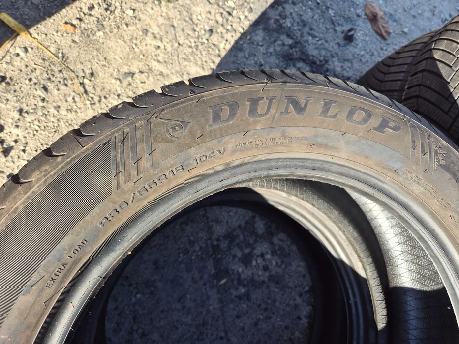 2 Anvelope M+S VARA IARNA 4 Sezoane - 235/55/18 104V - DUNLOP - CA NOI - DOT 2024 !