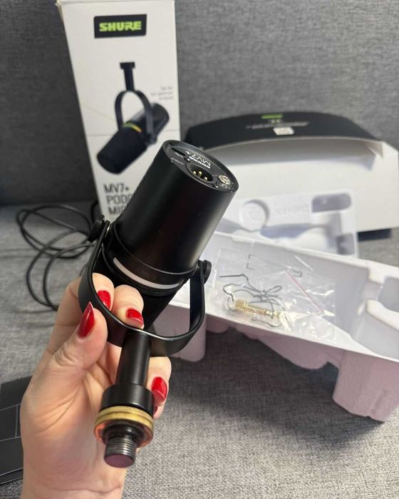 Shure MV7+ Podcast Microphone (USB-C + XLR)