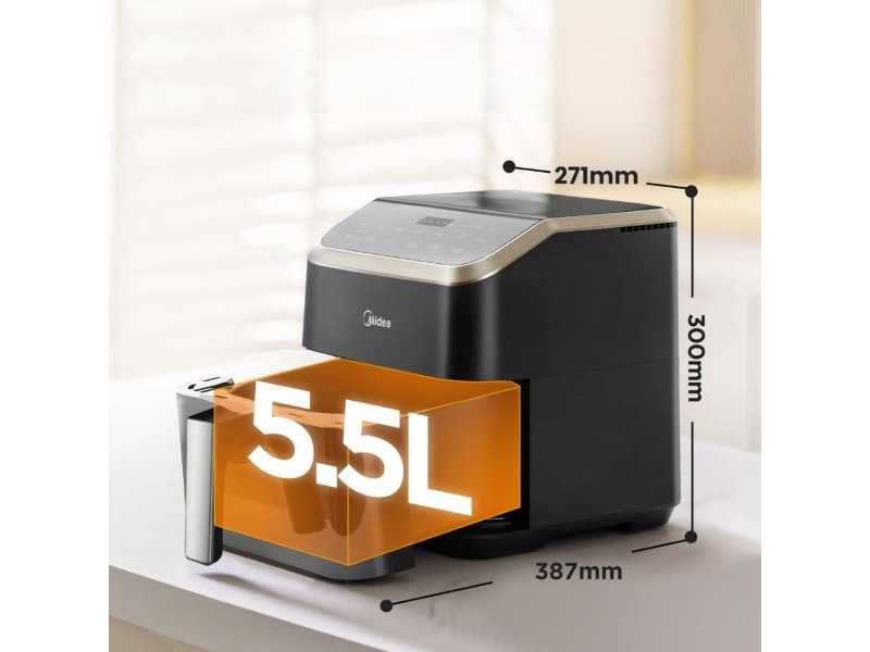 Еър Фрайър със 7 Програми Midea MAD55F8APK – 5L
