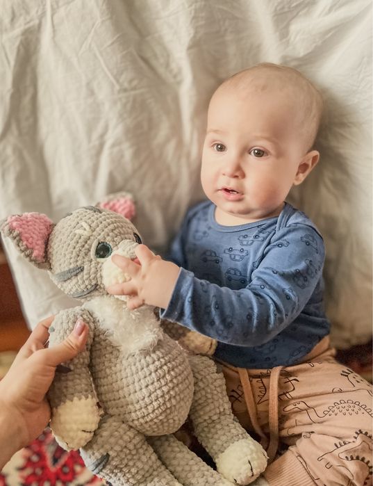 Вязаные кошечки и собачки