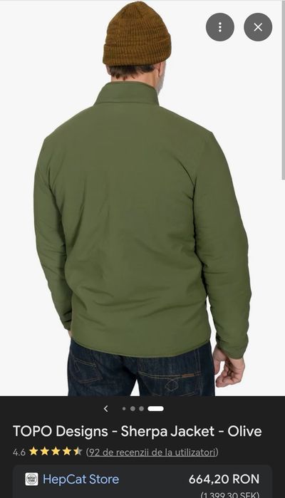 Geaca topo design sherpa XL