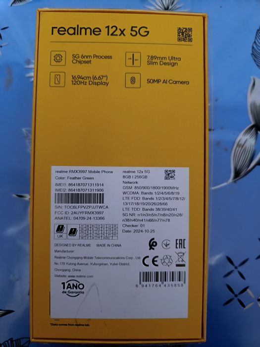 Телефон Realme 12x 5G