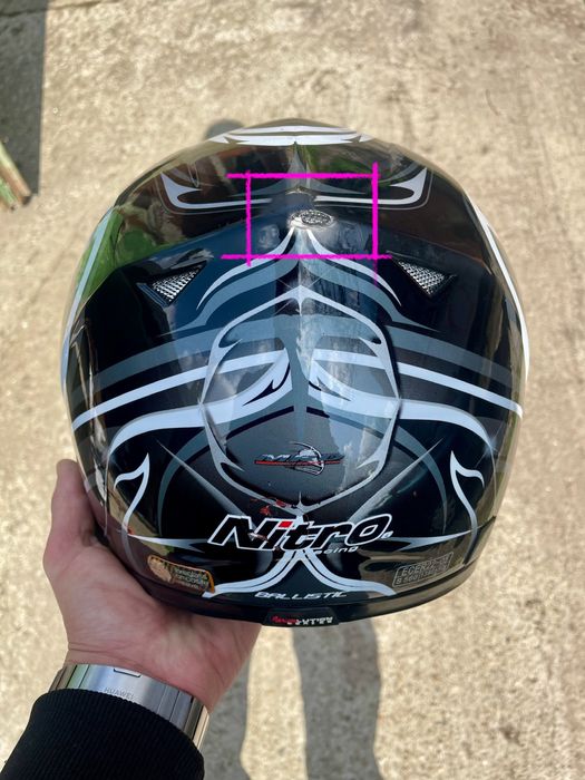 Мото каска Nitro Ballistic