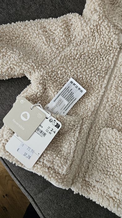 Двулицево бебешко яке Mayoral