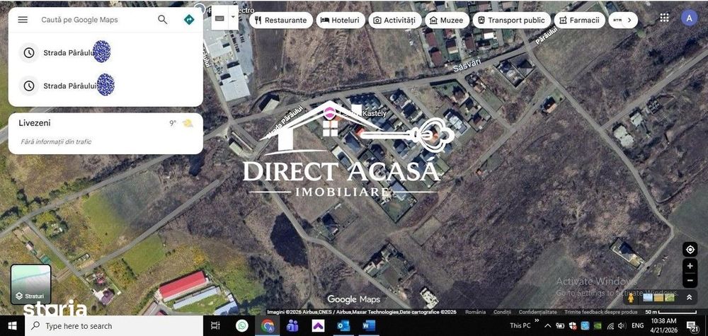 Teren intravilan 653 mp, Livezeni, utilitati, drum acces