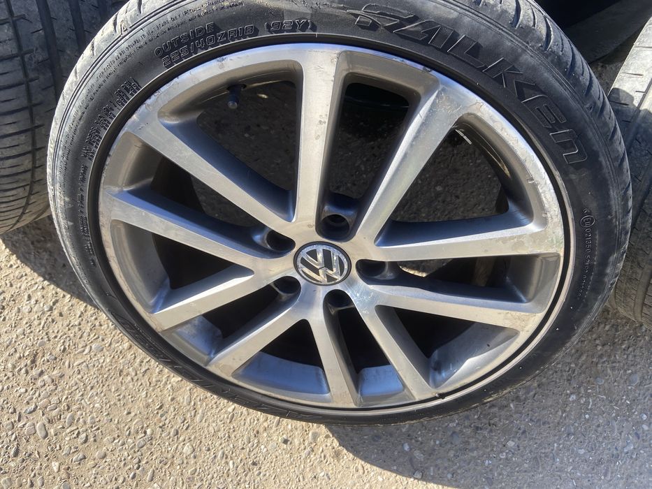 Jante plus cauciucuri pe 18