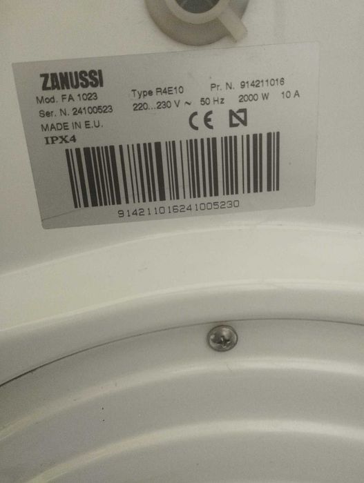 Zanussi FA 1023 - капацитет от 4.5 кг