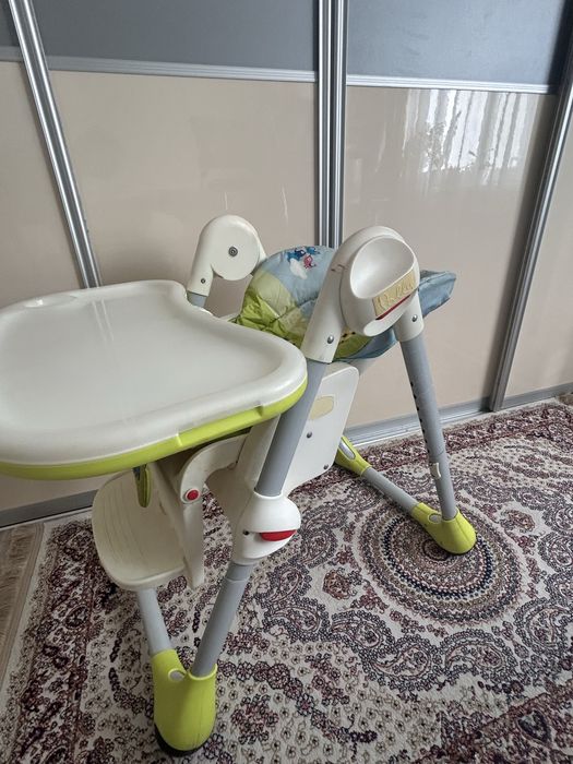 Стульчик для кормления chicco polly 2 в 1