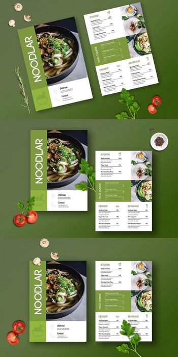 Флаер, меню. Flayer, menu