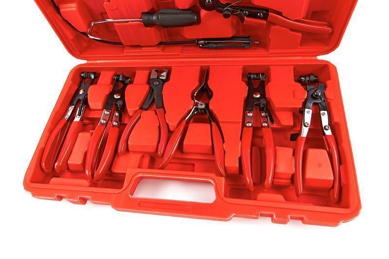 Комплект клещи за скоби водни съединения, 9 бр.