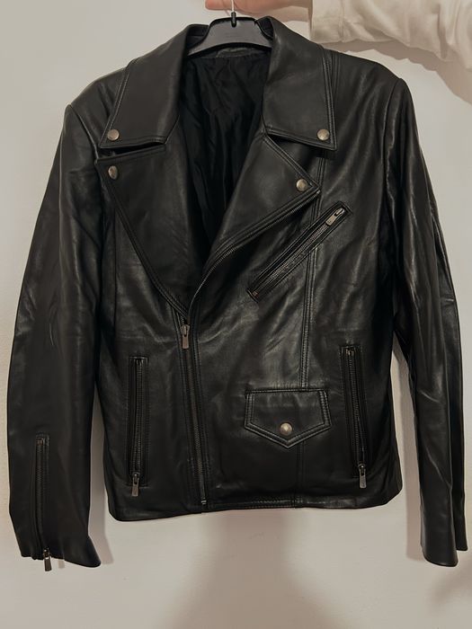 Geacă din piele naturală PuntoPelle Roma model biker